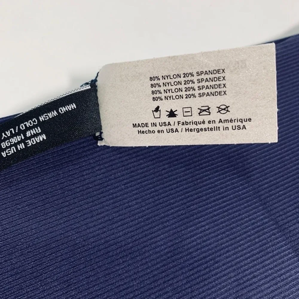 NWT Tavik Ali‎ Full Bikini Bottom Ribbed Cobalt XS